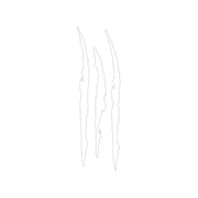 Reflective monster claw car stickers, view 3 - MRSLM