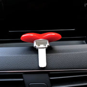 Red heart car air freshener clip, view 8 - MRSLM