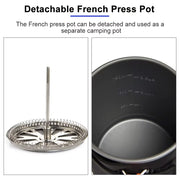 portable camping cooking system with gas stove, view 6 - MRSLM