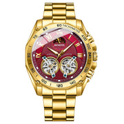 Men's hollow mechanical watch, multi-function, view 8 - MRSLM