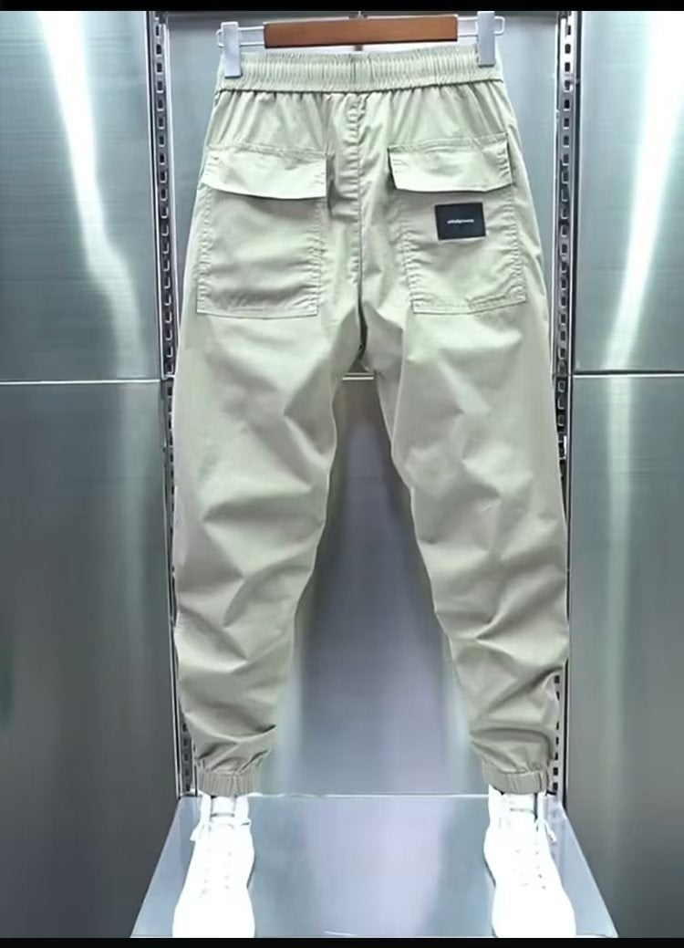 Summer thin slim fit casual pants, view 4 - MRSLM