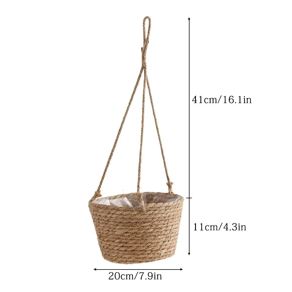 Garden Oasis Macrame Hanging Planter