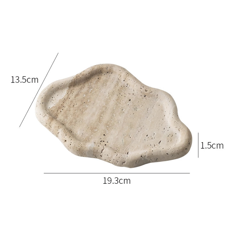 travertine stone jewelry display, view 6 - MRSLM