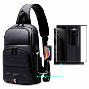 men's small messenger bag, view 4 - MRSLM