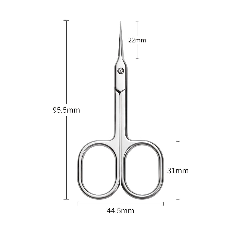 stainless steel precision nail scissors, view 8 - MRSLM