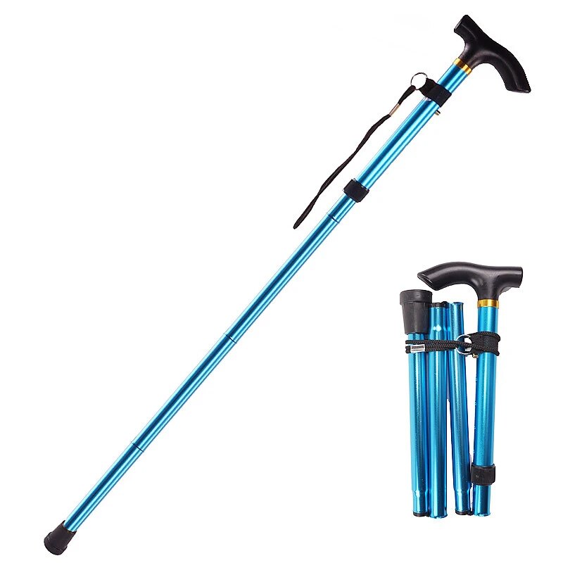 Multifunctional folding walking stick, view 2 - MRSLM