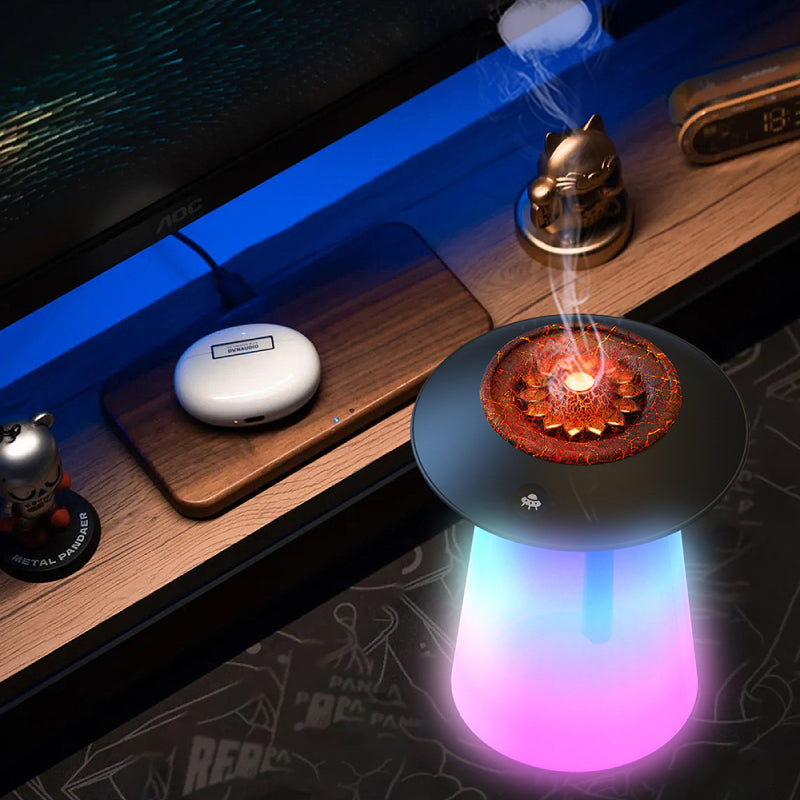 usb rechargeable jellyfish air humidifier, view 4 - MRSLM