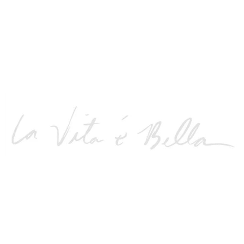 La Vita E Bella life quote car sticker, view 9 - MRSLM