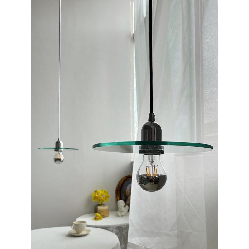 clear glass pendant light, view 7 - MRSLM