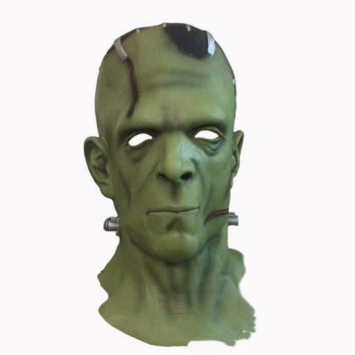 Green latex Halloween mask - MRSLM