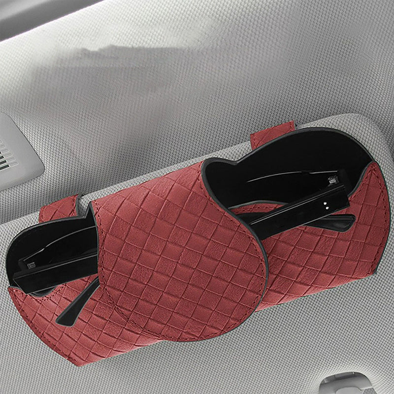 plaid car sunglasses holder, view 8 - MRSLM