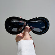 retro oval sunglasses, view 6 - MRSLM