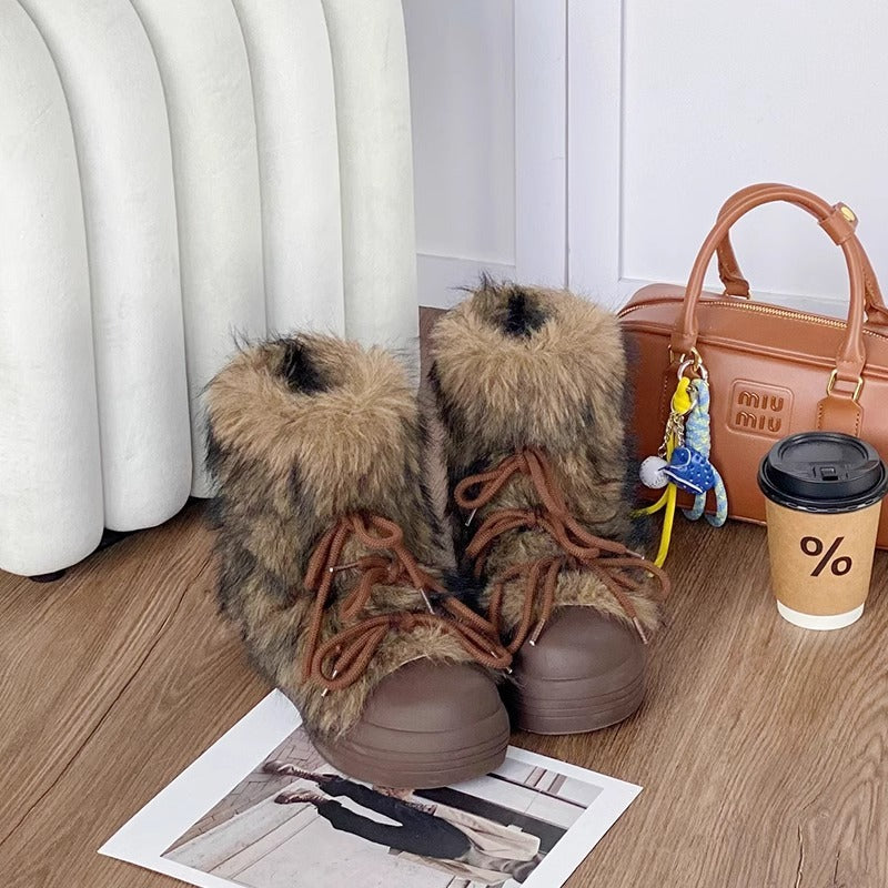 women's platform snow boots, view 7 - MRSLM
