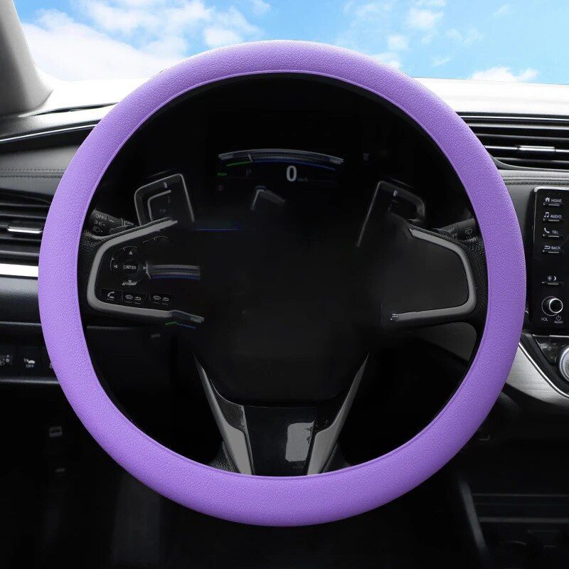 universal silicone steering wheel cover, view 3 - MRSLM