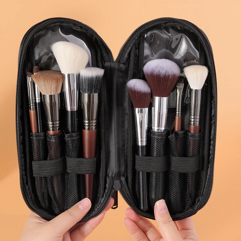 makeup brush storage bag, view 4 - MRSLM