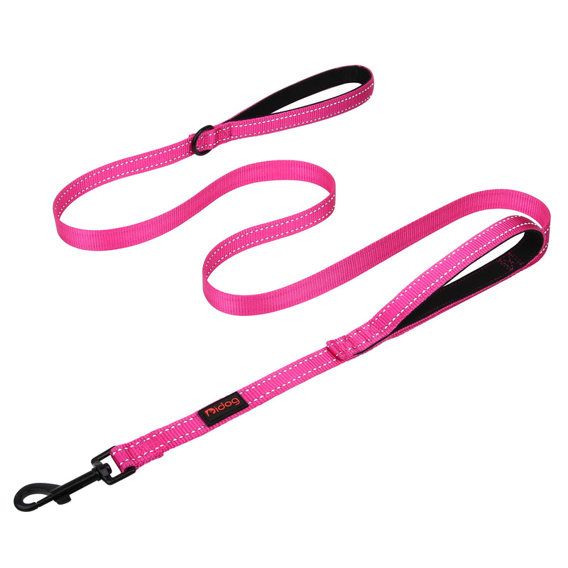 double handle nylon dog leash, view 2 - MRSLM