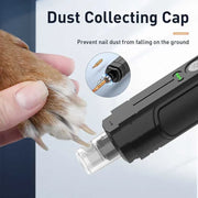 electric pet nail grinder with led light, view 4 - MRSLM