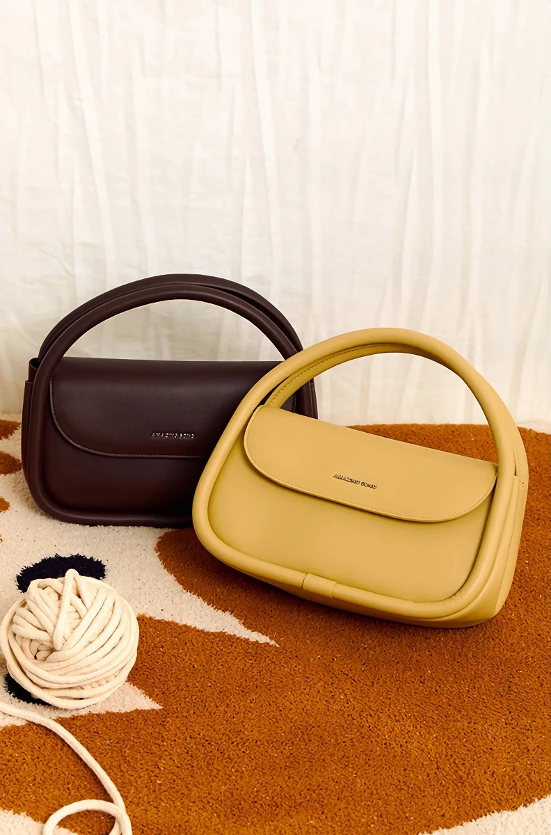 large soft split leather shoulder bag, view 9 - MRSLM