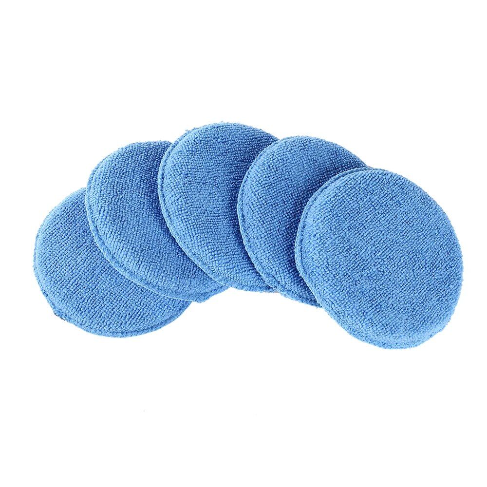 5" Ultra Soft Microfiber Wax Applicator Pad with Finger Pocket