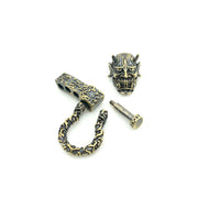 brass paracord bracelet hardware, view 3 - MRSLM