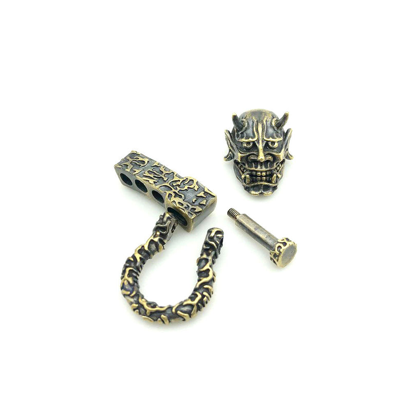 brass paracord bracelet hardware, view 3 - MRSLM