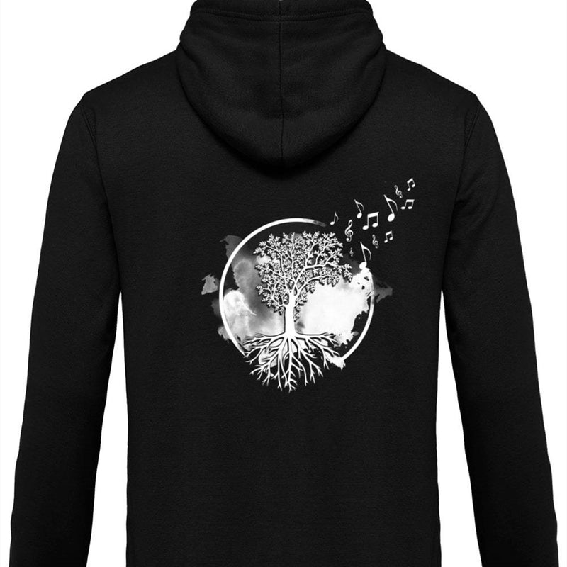 music tree unisex hooded sweatshirt - MRSLM