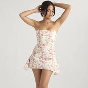 women's backless strapless dress - MRSLM