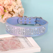 bling rhinestone dog collar, view 3 - MRSLM