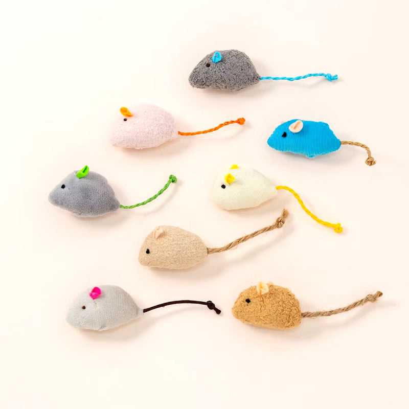 Interactive plush mouse toy for cats, view 10 - MRSLM