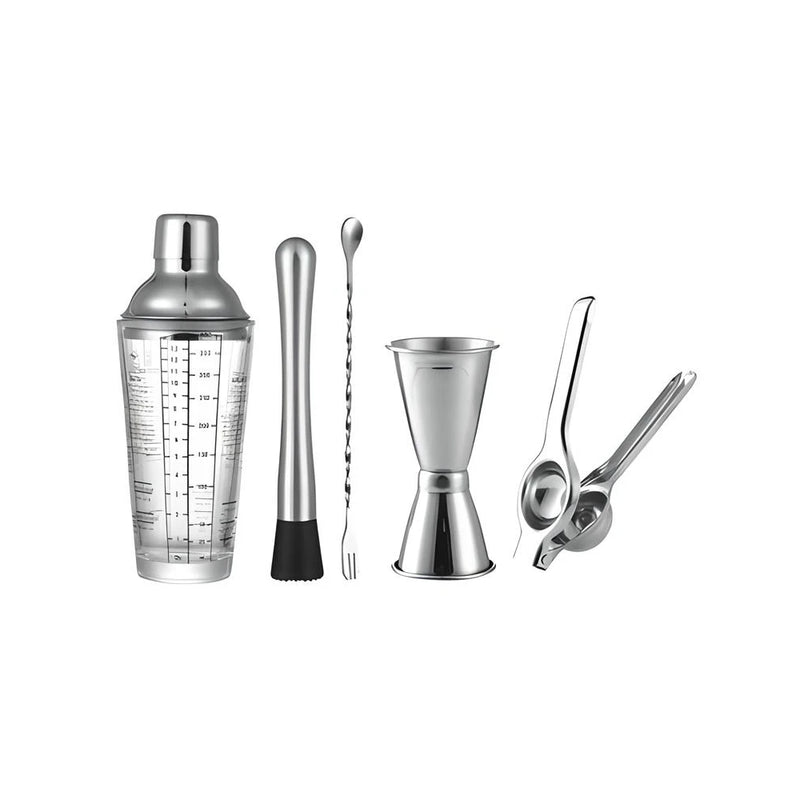 cocktail shaker set with measuring scale, view 3 - MRSLM