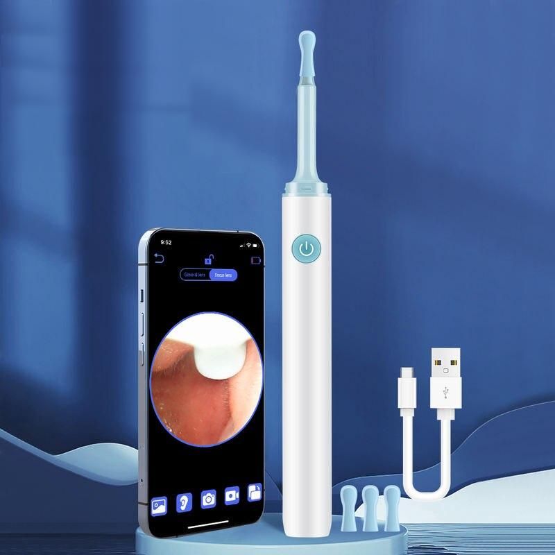 Wireless 3.9mm HD Ear Camera: Luminous Ear Cleaner &amp; Otoscope