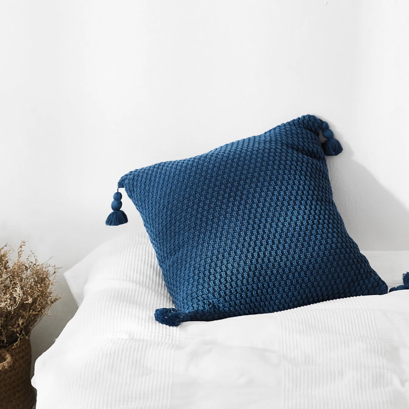 Crochet cotton pillow cover, view 7 - MRSLM