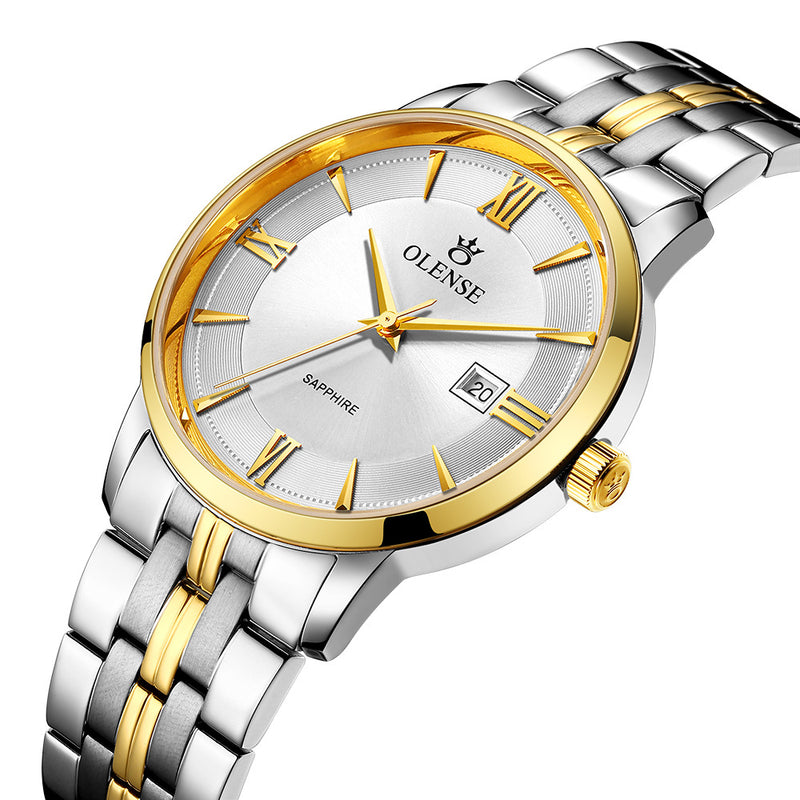 stainless steel couple watch, view 8 - MRSLM