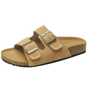 women's suede flip-flops, view 7 - MRSLM