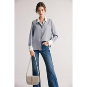 women's silk dress shirt, view 14 - MRSLM