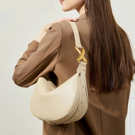 soft leather dumpling crossbody bag - MRSLM