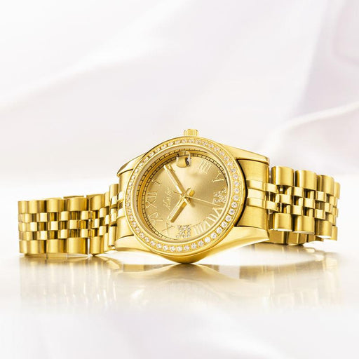 Luxury women's gold watch - MRSLM