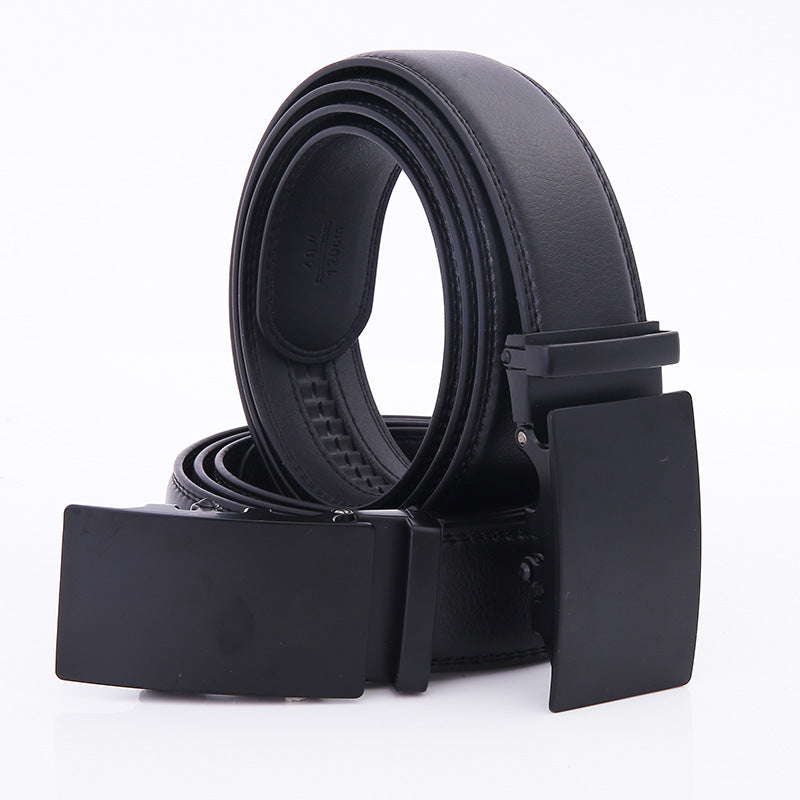 men's business automatic buckle belt, view 5 - MRSLM