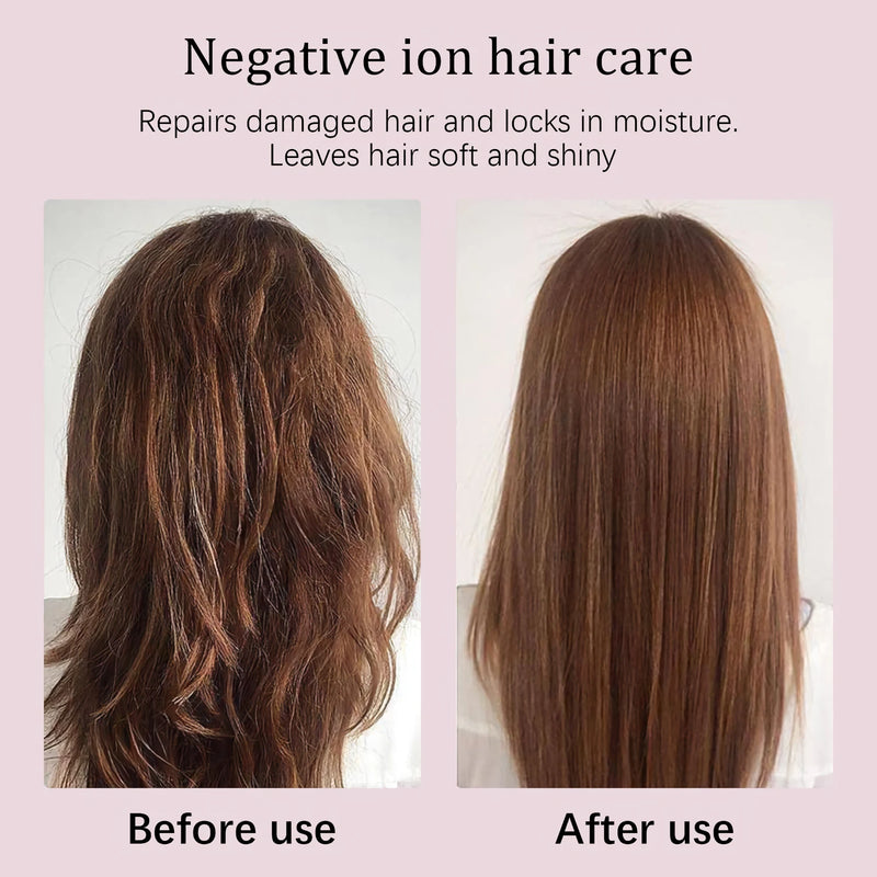 2-in-1 ionic hair straightening brush and curling iron, view 10 - MRSLM