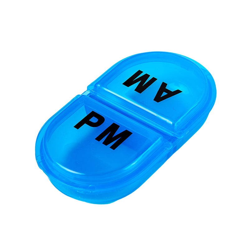 compact pill organizer with tablet splitter, view 3 - MRSLM