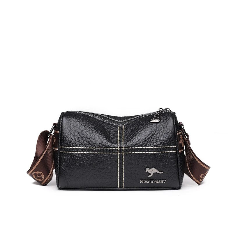 Genuine leather women's tote bag, view 5 - MRSLM