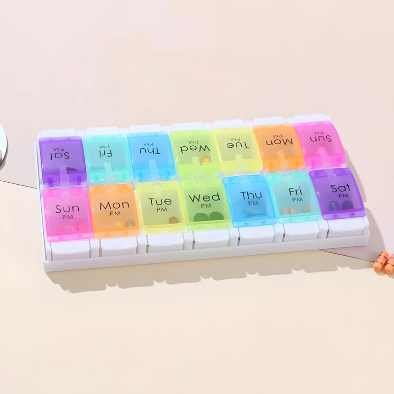 weekly AM/PM pill organizer, view 5 - MRSLM