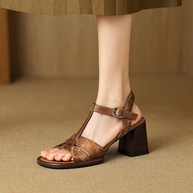 genuine leather gladiator sandals, view 27 - MRSLM