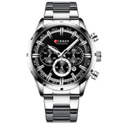 men's stainless steel quartz watch, view 5 - MRSLM