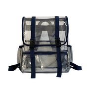transparent flap travel duffel bag, view 5 - MRSLM