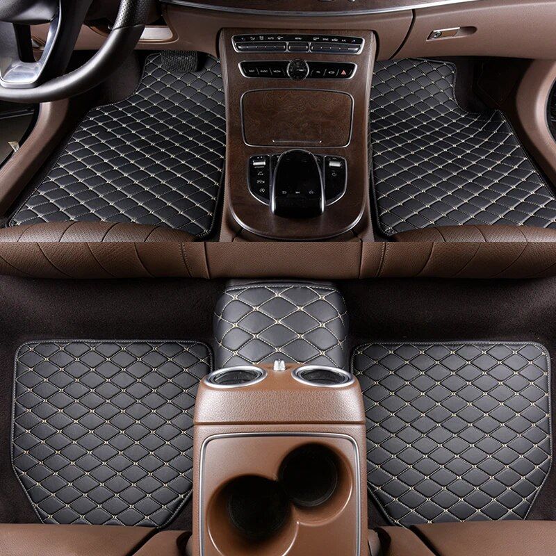 universal PU leather car floor mats, view 8 - MRSLM