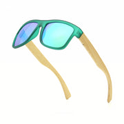men's bamboo sea gradient sunglasses, view 3 - MRSLM