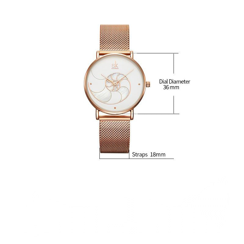 ladies mesh bracelet watch, view 3 - MRSLM
