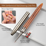 reusable nail liner brush, view 13 - MRSLM