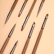 9-piece UV gel nail art brush set, view 2 - MRSLM
